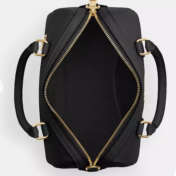 Coach Black Rowan Satchel Handbag - Picture 4 of 8